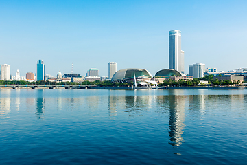 Image showing Singapore skyline day