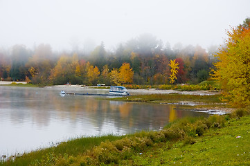 Image showing Foggy beach