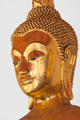 Image showing Buddha statue head close up, Thailand