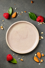 Image showing empty pink plate