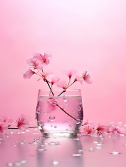 Image showing Delicate Beauty of Cherry Blossoms