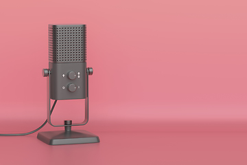 Image showing Modern studio microphone