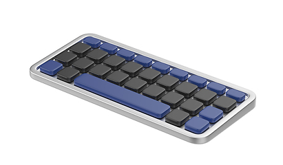 Image showing Wireless computer keyboard