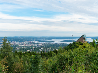 Image showing Panorama view of oslo, Norway