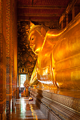 Image showing Reclining Buddha, Thailand