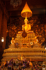 Image showing Sitting Buddha statue, Thailand