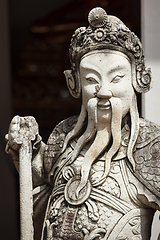 Image showing Wat Pho stone guardian statue, Thailand