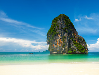 Image showing Pranang beach. Krabi, Thailand