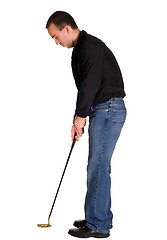 Image showing Male Golfer