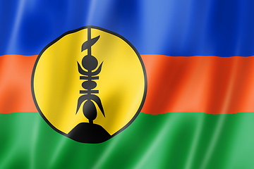 Image showing New Caledonia flag, Overseas Territories of France