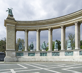 Image showing Heroes square in Budapest