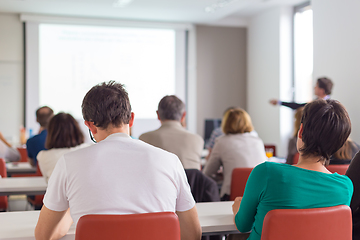 Image showing Lecture at university.