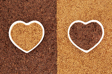Image showing Flax Seed Healthy Heart Food