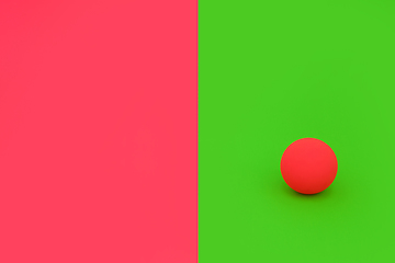 Image showing Stand Out in a Crowd Reg Green and Red Ball Composition