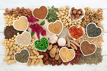 Image showing Vegan Healthy Heart Food High in Essential Fatty Acids 