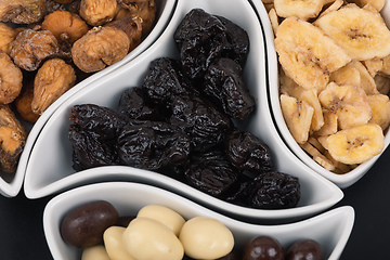 Image showing Mix of dried fruits and nuts