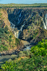 Image showing Ruacana Falls on the Kunene River, Namibia Africa