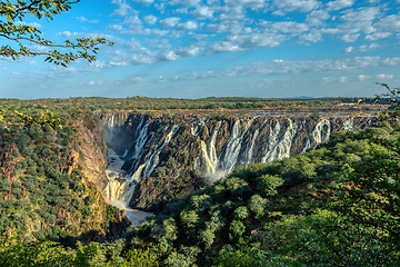 Image showing Ruacana Falls on the Kunene River, Namibia Africa