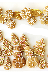 Image showing christmas tradition gingerbread background