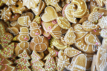 Image showing christmas tradition gingerbread background