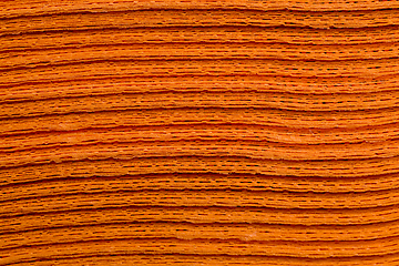 Image showing orange paper napkin