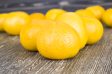 Image showing whole large orange tangerines