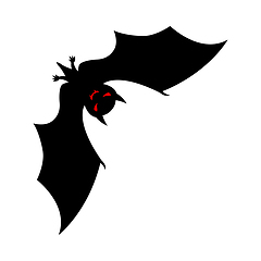 Image showing Halloween black bat 