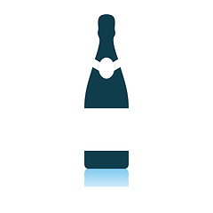 Image showing Party Champagne And Glass Icon