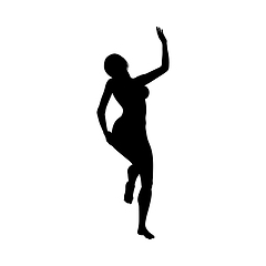 Image showing Naked sexy girls silhouette