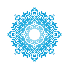 Image showing Circle Snowflake