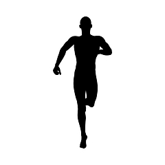 Image showing Standing Pose Man Silhouette