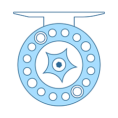 Image showing Icon Of Fishing Reel