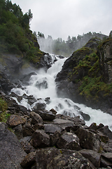 Image showing Lotefossen, Hordaland, Norway