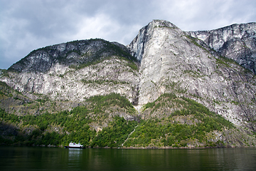 Image showing Naeroyfjord, Sogn og Fjordane, Norway