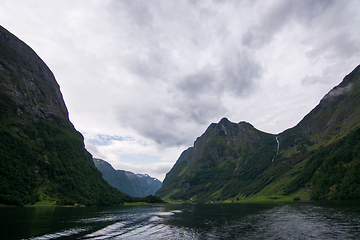 Image showing Naeroyfjord, Sogn og Fjordane, Norway