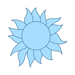 Image showing Sun Icon