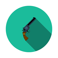 Image showing Revolver Gun Icon