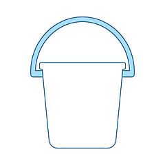 Image showing Icon Of Bucket