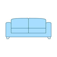 Image showing Office Sofa Icon