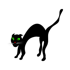 Image showing Halloween Black Cat