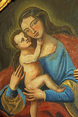 Image showing Blessed Virgin Mary with baby Jesus