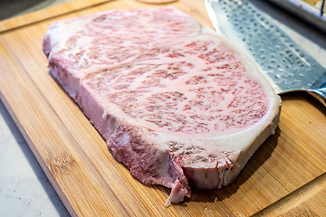 Image showing Premium Rare Slices many parts of Wagyu A5 beef with high-marble