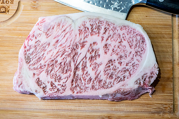 Image showing Premium Rare Slices many parts of Wagyu A5 beef with high-marble