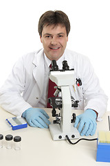 Image showing Scientist, laboratory researcher