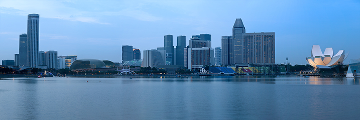 Image showing Singapore skyline