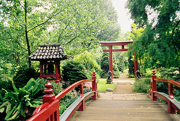 Image showing Japanese garden