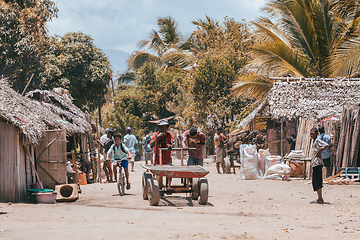 Image showing Malagasy peoples everyday life in Madagascar