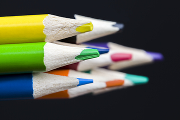 Image showing multicolored pencils