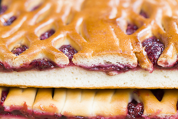 Image showing traditional cherry cake