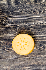 Image showing orange juicy persimmon